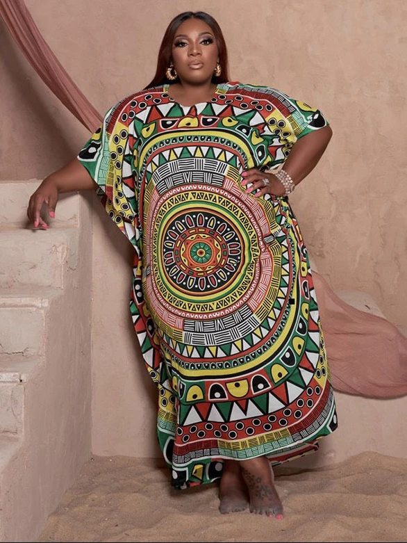 Plus Size Short Sleeve Maxi Dress 3 Plus Size Short Sleeve Maxi Dress