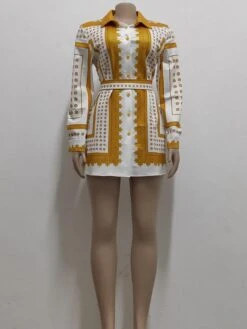 Casual Fashion Print Shirt Dresses For Women -Define Your Shop P 20211202111353810 486