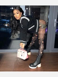 Nightclub Black Hollowed Out Leggings Stockings 15 Nightclub Black Hollowed Out Leggings Stockings -Define Your Shop P 20220316170446484 866