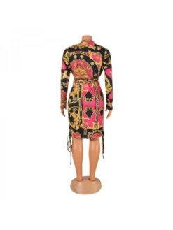 Fashion Sexy Printing Long Sleeve Mini Dress -Define Your Shop P 20220520175244913 758