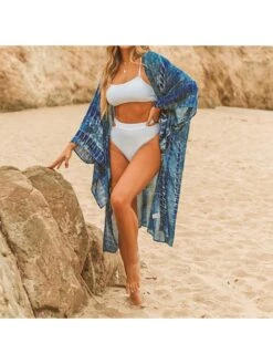 Women Fashion Long Sleeve Loose Cover Ups