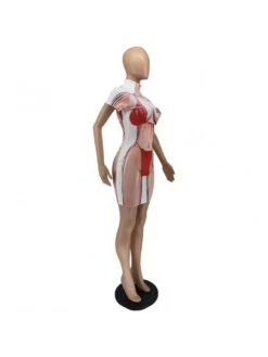 Women Sexy Short Sleeve Printing Short Dresses -Define Your Shop P 20220529133344987 635