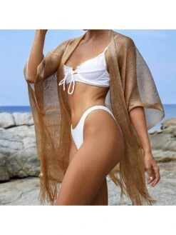 Women See Thorugh Gauze Cover Ups -Define Your Shop P 20220530132946352 791