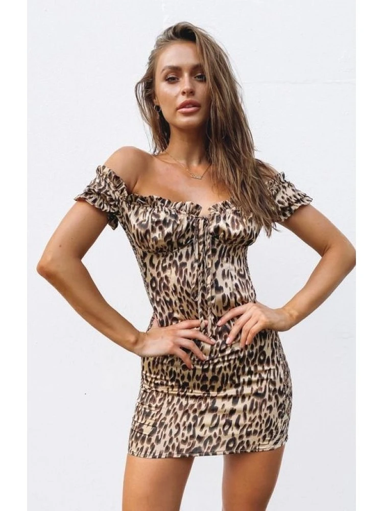 Sexy Slim Off Shoulder Short Sleeve Dress 3 Sexy Slim Off Shoulder Short Sleeve Dress