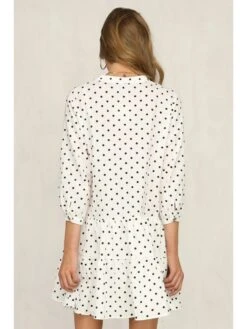 Polka Dots Ruffled Patchwork Dress -Define Your Shop P 20220705181706053 407