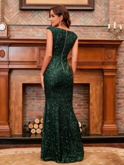 Ladies Sleeveless Sequined Maxi Evening Maxi Dress 11 Ladies Sleeveless Sequined Maxi Evening Maxi Dress -Define Your Shop P 20221011143531063 721