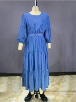 Pure Color Women's Maxi Dress -Define Your Shop P 20230111140023859 215