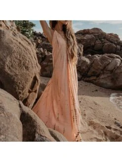 Casual Beach Vacation Halter Loose Maxi Dress 12 Casual Beach Vacation Halter Loose Maxi Dress -Define Your Shop P 20230207143412918 193