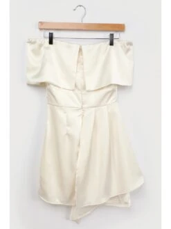 Stylish Ladies Plain Zip Short Sleeve Dress -Define Your Shop P 20230313102610419 316