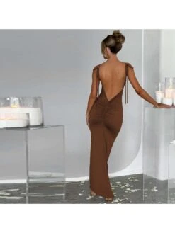 Sexy Slim Backless Long Sleeveless Dress -Define Your Shop P 20230625095112355 857