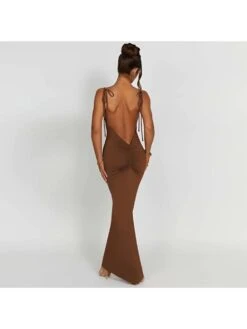 Sexy Slim Backless Long Sleeveless Dress -Define Your Shop P 20230625095117048 451