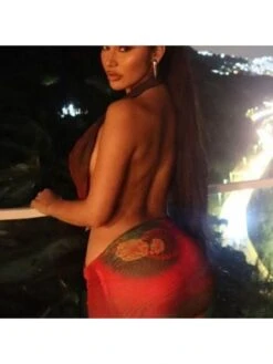 Red Halter Backless Design Sleeveless Dress -Define Your Shop P 20230628205920442 331