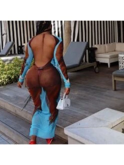 Sexy See-through Backless Maxi Dress 14 Sexy See-through Backless Maxi Dress -Define Your Shop P 20230705113433703 825