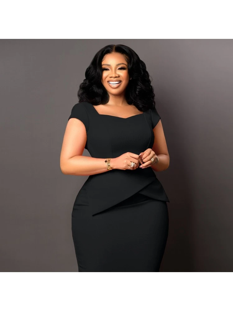 Women's Casual Pure Color Dress 4 Women's Casual Pure Color Dress - Image 2