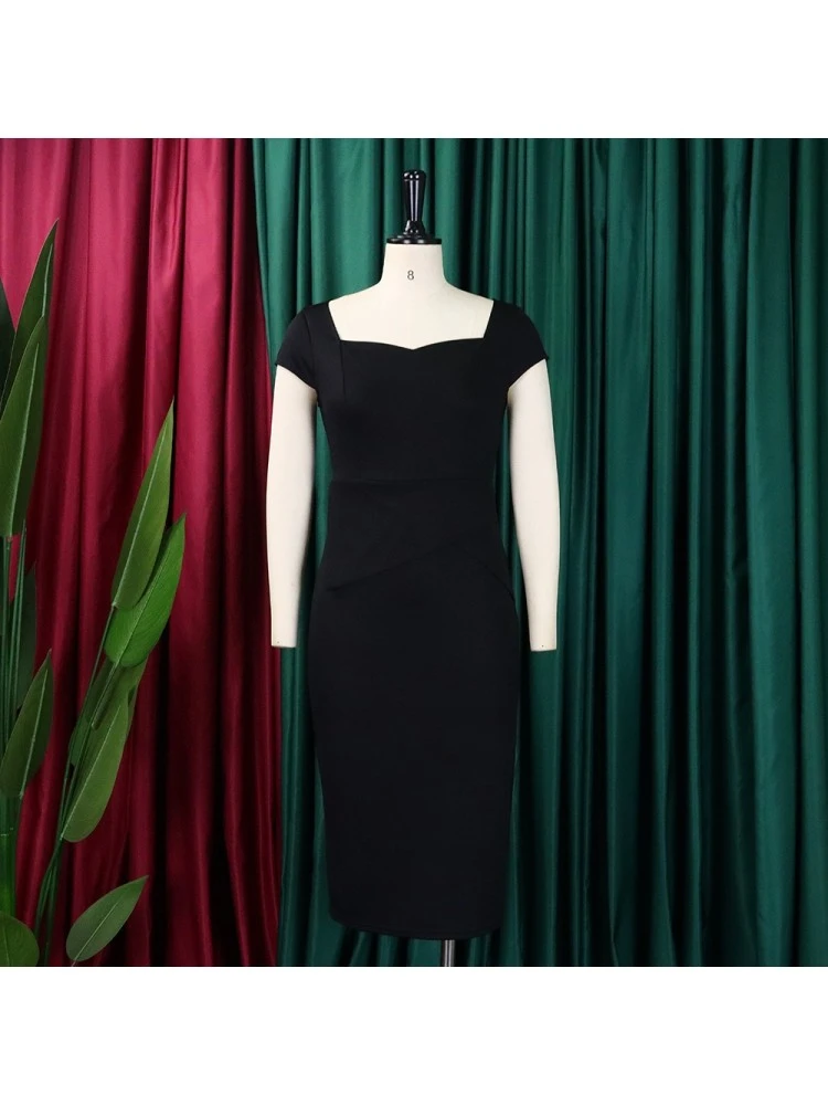 Women's Casual Pure Color Dress 5 Women's Casual Pure Color Dress - Image 3