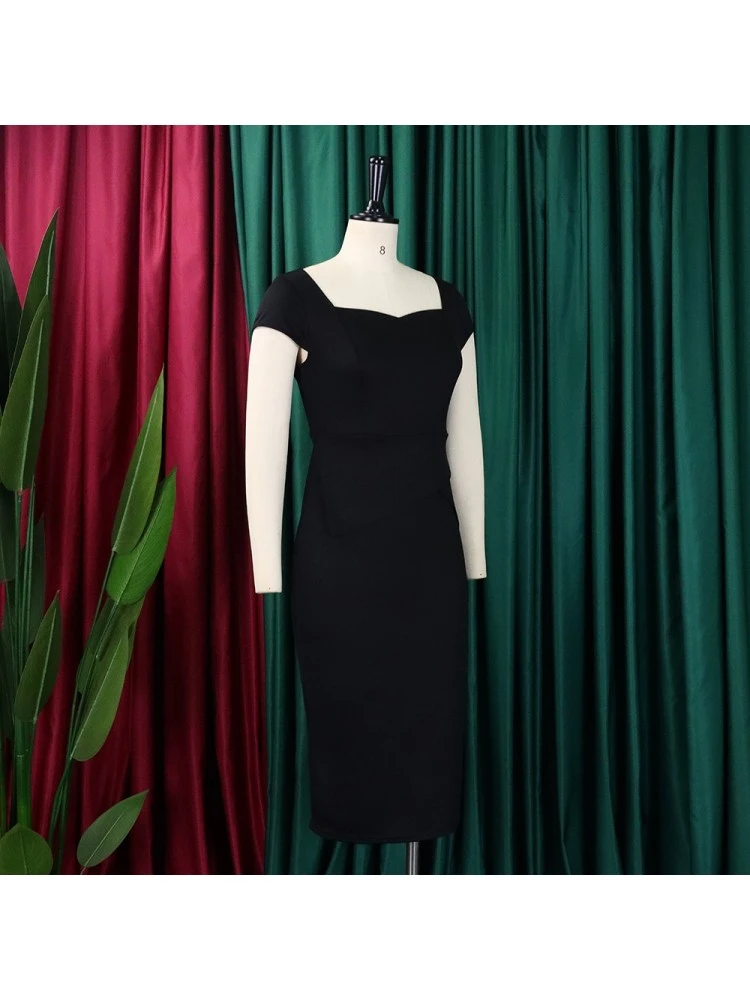 Women's Casual Pure Color Dress 6 Women's Casual Pure Color Dress - Image 4