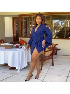 Off The Shoulder Straps Long Sleeve Solid Color Maxi Dress 7 Off The Shoulder Straps Long Sleeve Solid Color Maxi Dress -Define Your Shop P 20230913175118864 810