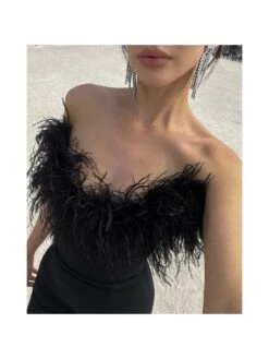 Solid Color Deep V Sexy Tight Sleeveless Dress -Define Your Shop P 20230914150548882 971