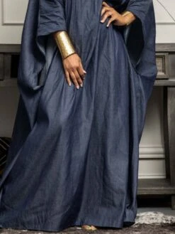 V Neck Cape Sleeve Loose Maxi Dress 7 V Neck Cape Sleeve Loose Maxi Dress -Define Your Shop P 20231010165701681 768