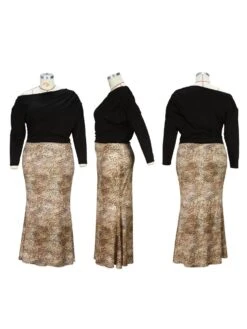 Irregular Inclined Shoulder Fitted Maxi Dresses 11 Irregular Inclined Shoulder Fitted Maxi Dresses -Define Your Shop P 20231106152113576 111