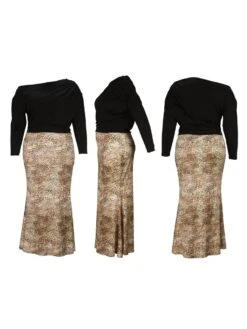 Irregular Inclined Shoulder Fitted Maxi Dresses 12 Irregular Inclined Shoulder Fitted Maxi Dresses -Define Your Shop P 20231106152116397 976