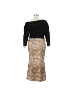 Irregular Inclined Shoulder Fitted Maxi Dresses 13 Irregular Inclined Shoulder Fitted Maxi Dresses -Define Your Shop P 20231106152119315 591