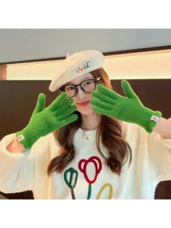 Solid Color Wool Fitted Glove -Define Your Shop P 20231114135921599 859