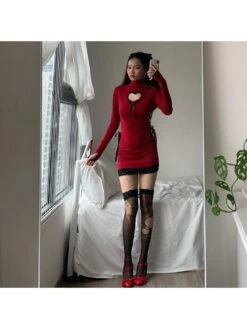 Tie-wrap Patchwork High Rise Dress 14 Tie-wrap Patchwork High Rise Dress -Define Your Shop P 20231124122921594 313