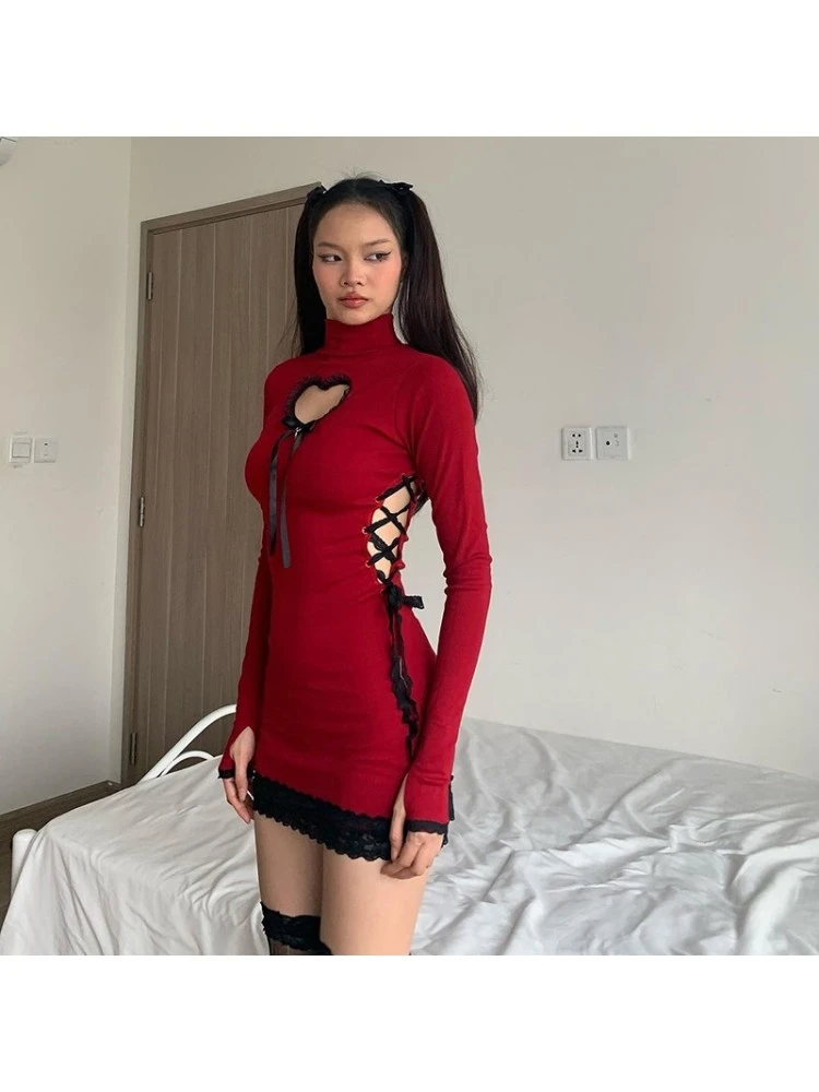 Tie-wrap Patchwork High Rise Dress 10 Tie-wrap Patchwork High Rise Dress - Image 8