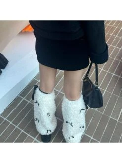 Fluff Bow Lace-Up Socks 17 Fluff Bow Lace-Up Socks -Define Your Shop P 20231204125332310 891