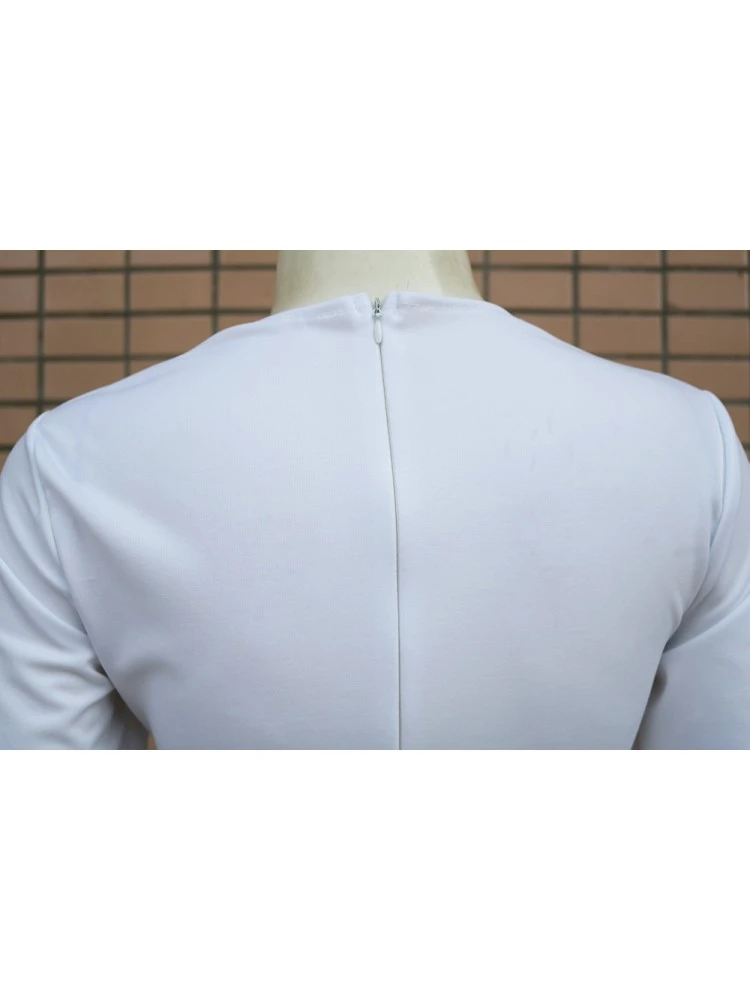 Patchwork Deep V Neck Bodycon Dress 8 Patchwork Deep V Neck Bodycon Dress - Image 6