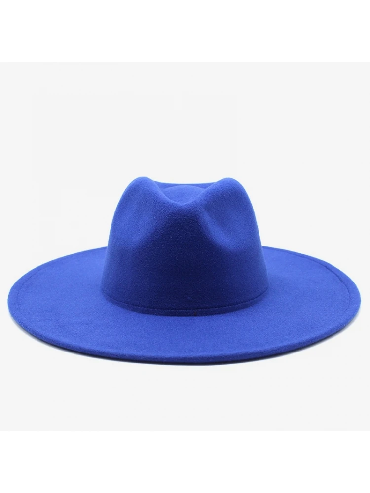 Solid Tweed Wide Brim Fedora Hat 4 Solid Tweed Wide Brim Fedora Hat - Image 2