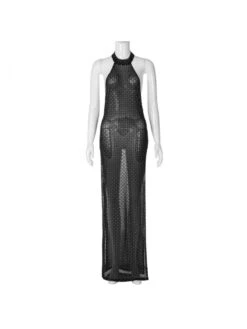 See Through Mid-rise Backless Maxi Dresses -Define Your Shop P 20231220180946135 464