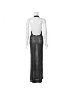 See Through Mid-rise Backless Maxi Dresses -Define Your Shop P 20231220180950950 104
