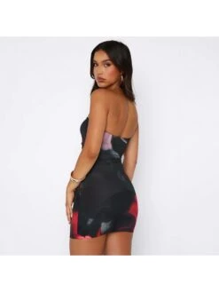 Colorblock Strapless Fitted Mini Dress 16 Colorblock Strapless Fitted Mini Dress -Define Your Shop P 20240103213804477 556