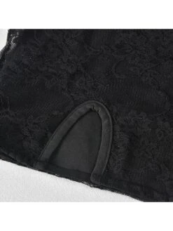 Cutouts Perspective Lace Strapless Dresses -Define Your Shop P 20240227105023745 100