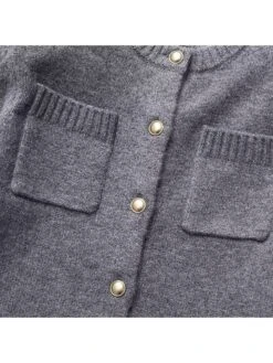 Patchwork Single Breasted Long Sleeves Knitting Dress -Define Your Shop P 20240305153504471 506