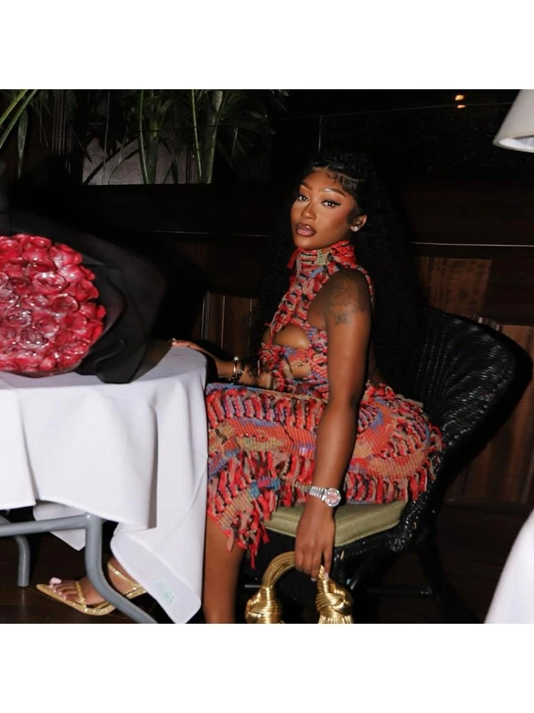 Tassel Cut Out Backless Sleeveless Maxi Dresses 6 Tassel Cut Out Backless Sleeveless Maxi Dresses - Image 4