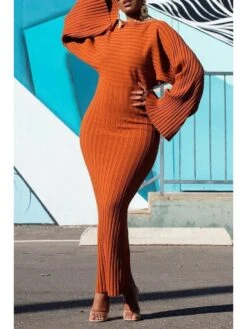 Patchwork Ruffle British Long Sleeves Dress