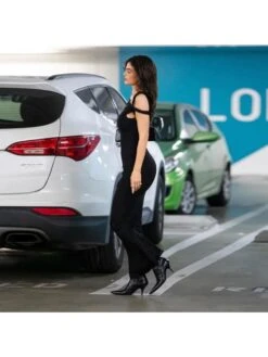 Inclined Shoulder Short Sleeve Maxi Dress -Define Your Shop P 20240320111004376 666