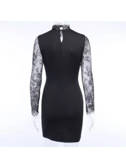 Patchwork Lace High Rise Long Sleeves Dress 31 Patchwork Lace High Rise Long Sleeves Dress -Define Your Shop P 20240321163008855 169