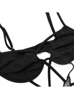 Ruched Lace Up Butterfly Mini Dress -Define Your Shop P 20240322165008926 441