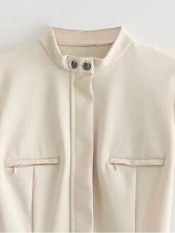 Patchwork Turtleneck Fitted Short Sleeve Dress -Define Your Shop P 20240325112057728 100