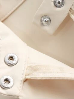 Patchwork Turtleneck Fitted Short Sleeve Dress -Define Your Shop P 20240325112100665 617