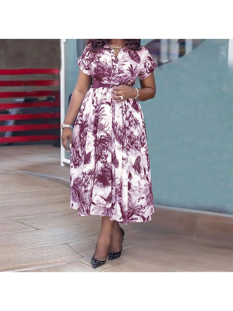 Crew Neck Short Sleeve High Rise Plus Short Sleeve Dress 4 Crew Neck Short Sleeve High Rise Plus Short Sleeve Dress - Image 2