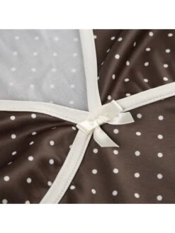 Polka Dots V Neck Short Sleeve Dress -Define Your Shop P 20240409165520014 263