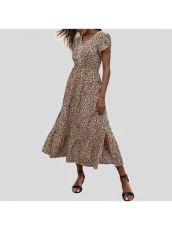 Short Sleeve Lace Mid-rise Short Sleeve Dress -Define Your Shop P 20240411153520039 769