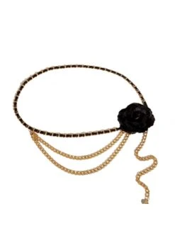 Flower Metal Chain Clothing Accessories Belt -Define Your Shop P 20240415153007997 656