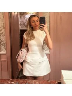 Mock Neck Bodycon Cap Sleeve Dress -Define Your Shop P 20240416140022639 647