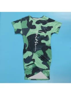 Patchwork High Rise Loose Short Sleeve Dress 11 Patchwork High Rise Loose Short Sleeve Dress -Define Your Shop P 20240417111010159 457